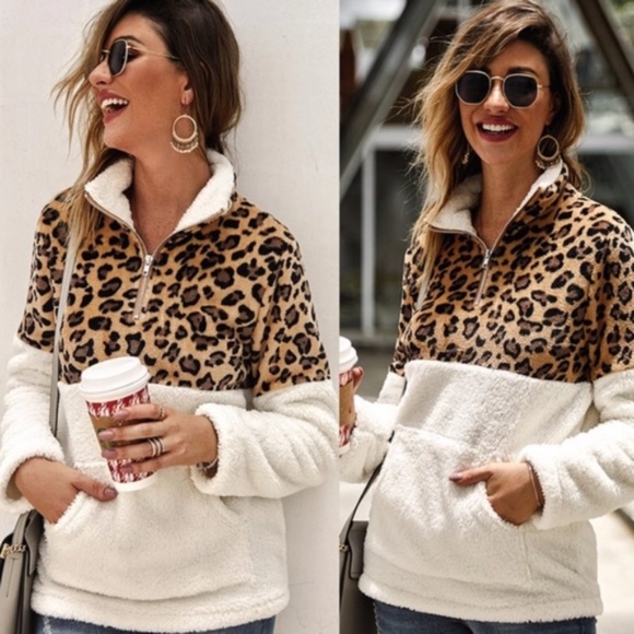 Leopard Print Pullover - Picture 3 of 3